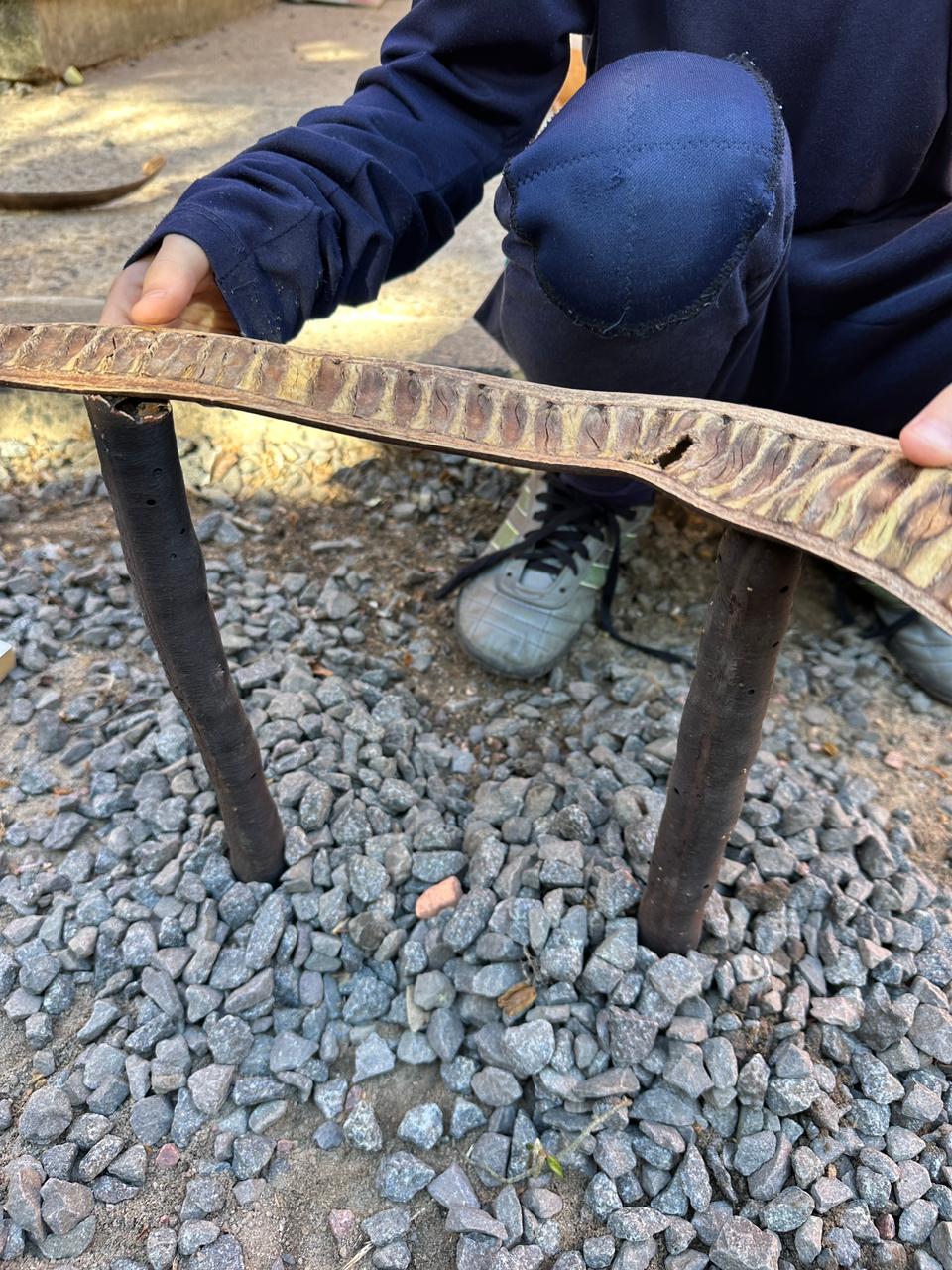 Crianças contribuem com ideias e brincadeiras para a criação do Parque Naturalizado 