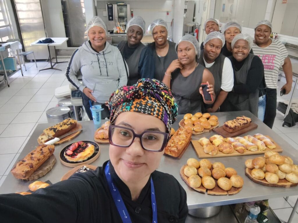 Alunas quilombolas do Projeto Alimentar