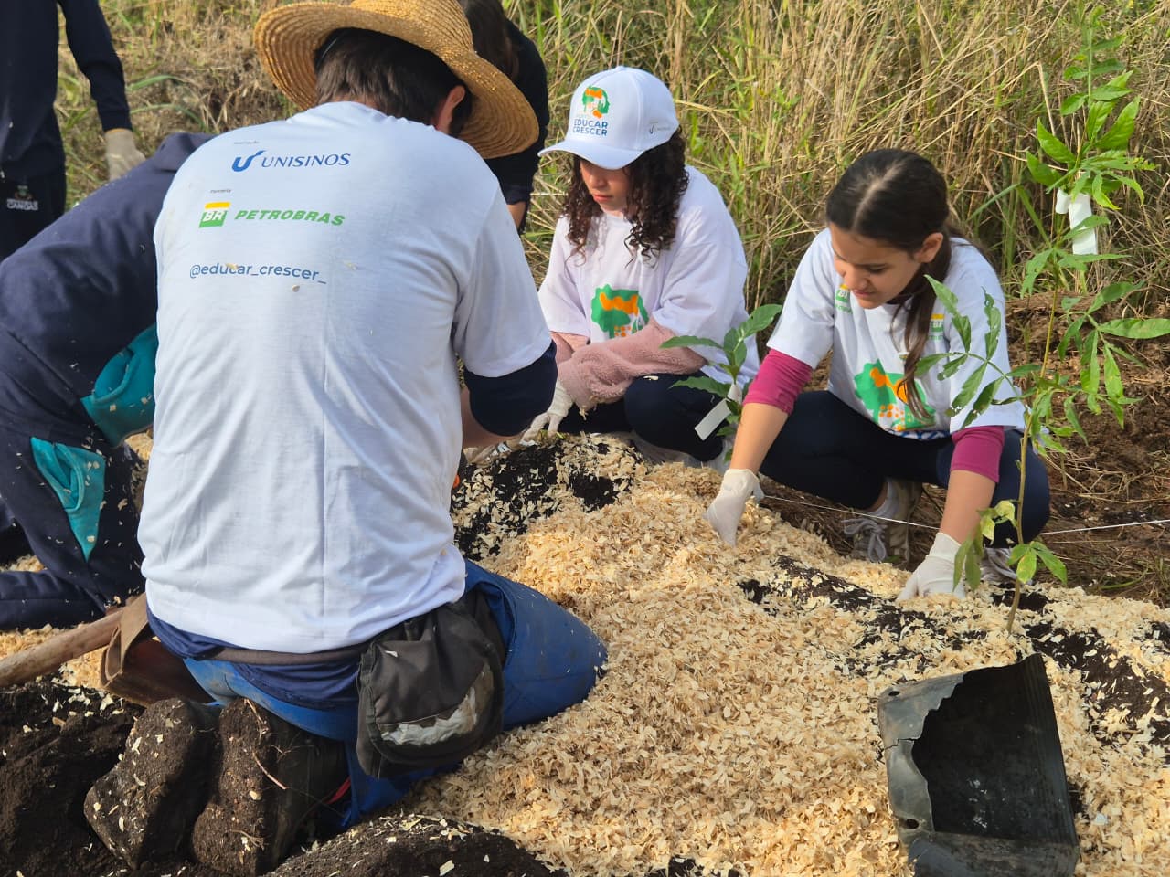Projeto Plantar implementa mais dois SAFs em escolas de Canoas 