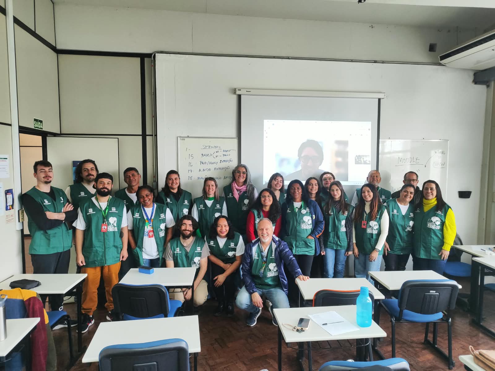 Primeiro encontro presencial do curso de extensão do Plantar